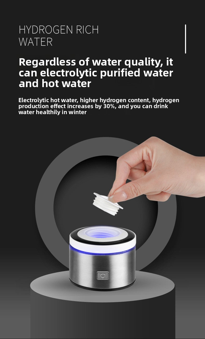 Hydrogen-rich water cup Hydrogen and oxygen separation SPE ion membrane