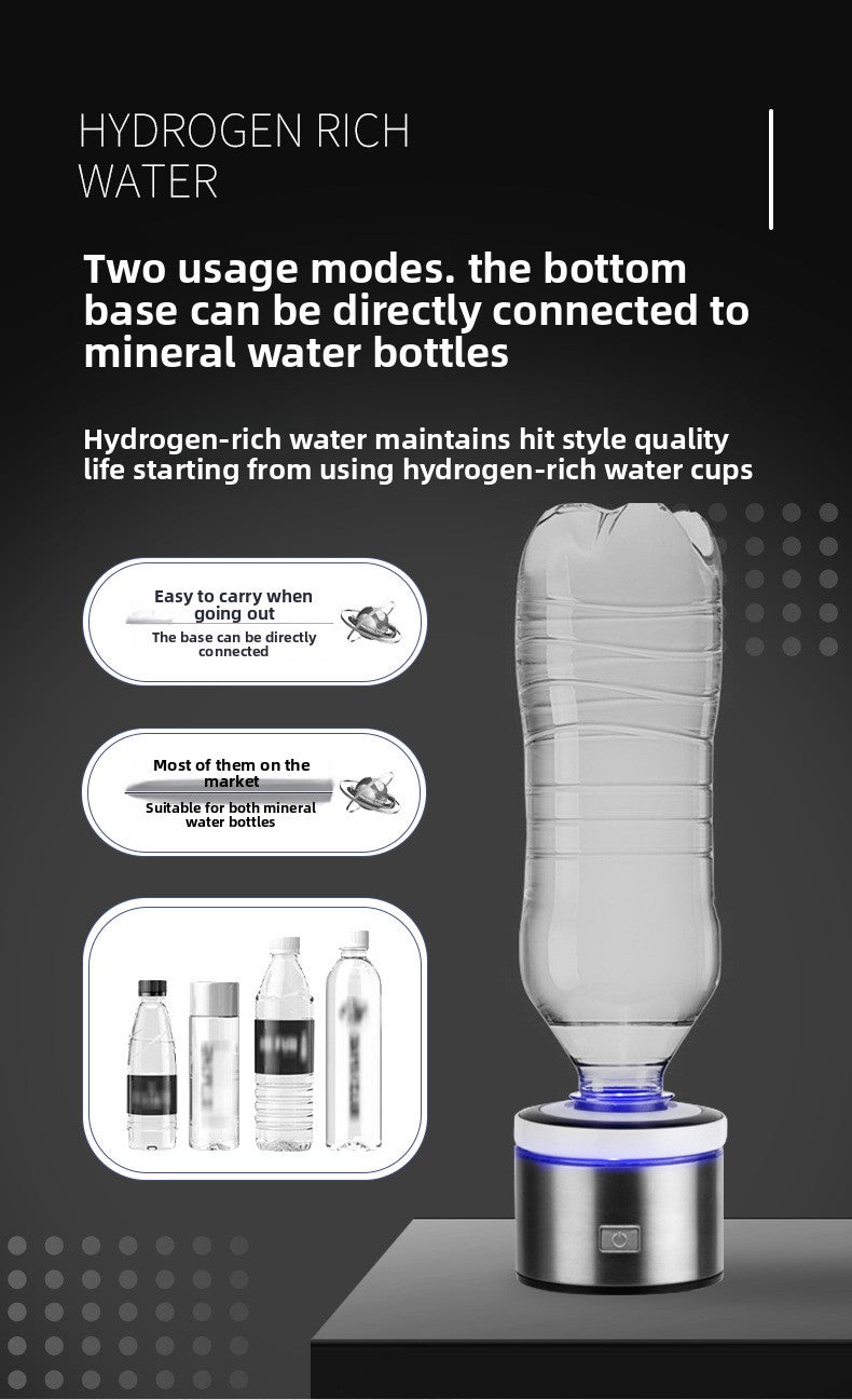 Hydrogen-rich water cup Hydrogen and oxygen separation SPE ion membrane