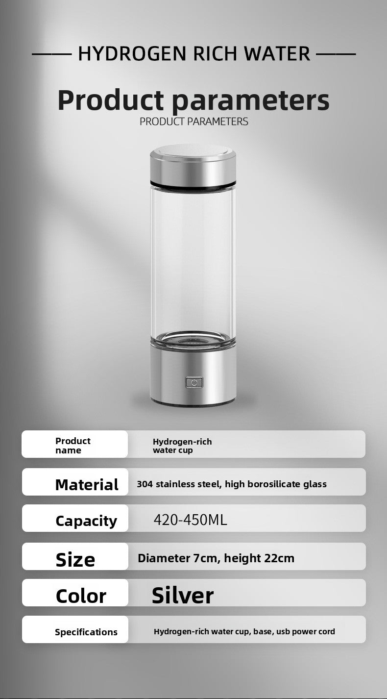 Hydrogen-rich water cup Hydrogen and oxygen separation SPE ion membrane