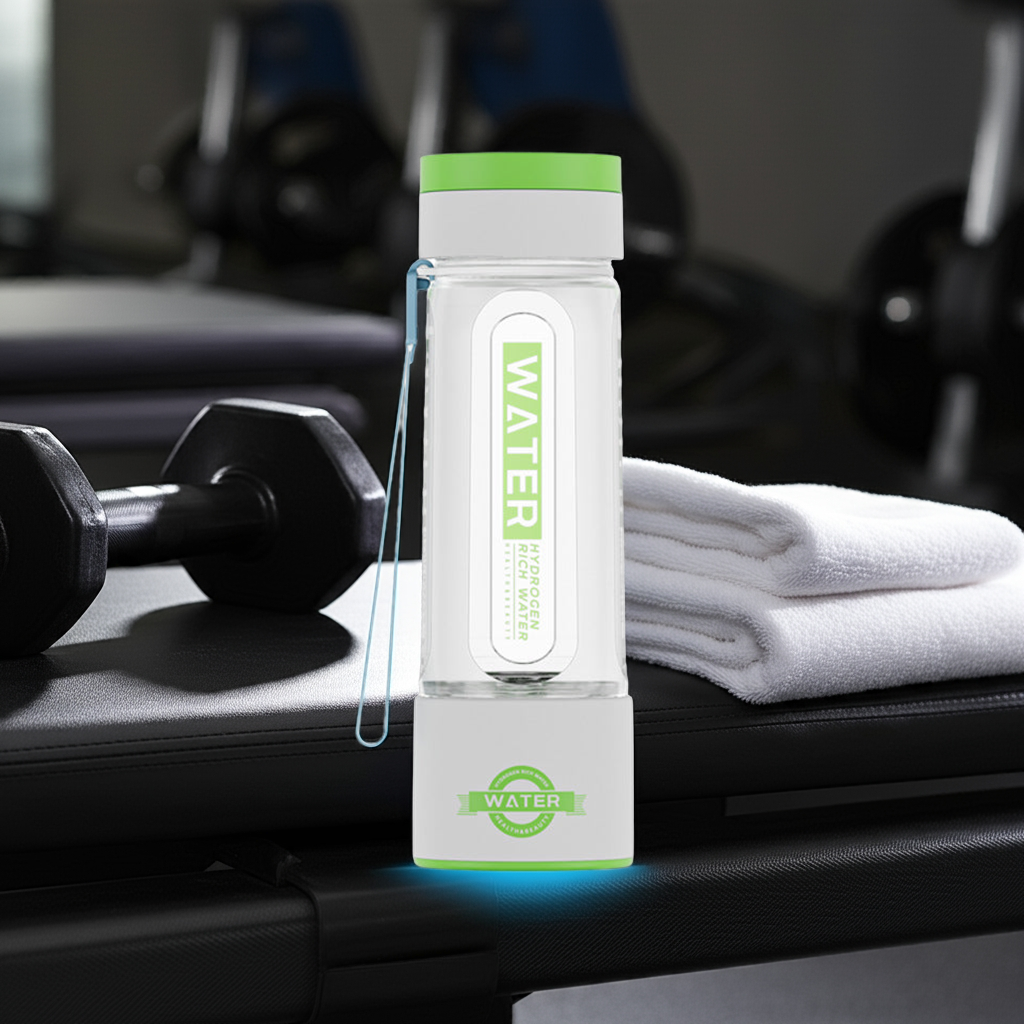 A UV sterilization high concentration hydrogen rich water cup