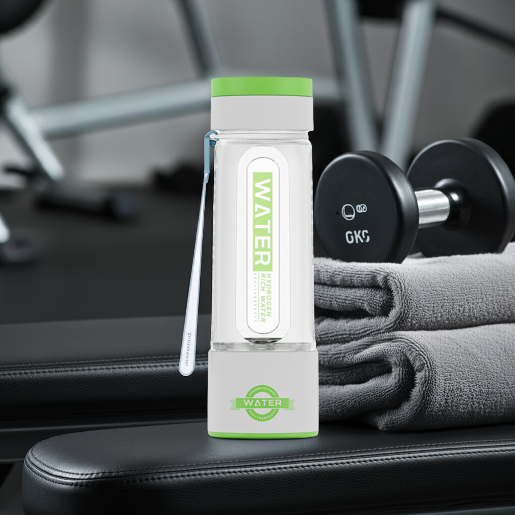 A UV sterilization high concentration hydrogen rich water cup