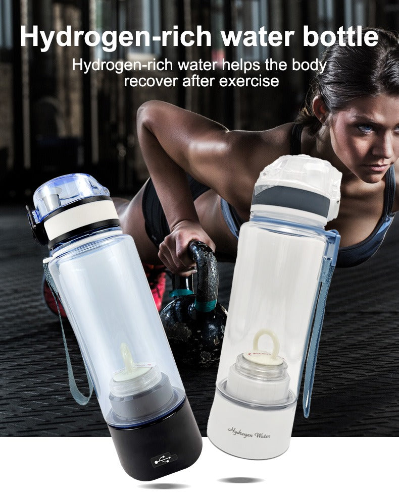 Hydrogen-rich water cup Hydrogen , high-concentration electrolytic, back wash feature.